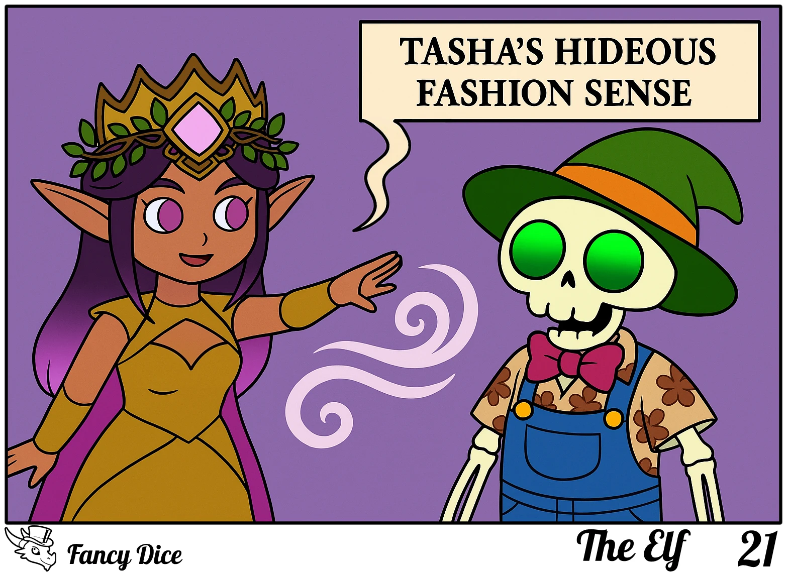 The Elf’s terrible fashion sense